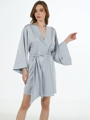 Купить Шелковый халат кимоно VIENETTA 1611955329  в Украина в Lingerie.ua - Одяг для дому та відпочинку, Фото 3