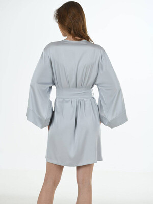 Купить Шелковый халат кимоно VIENETTA 1611955329  в Украина в Lingerie.ua - Одяг для дому та відпочинку, Фото 4