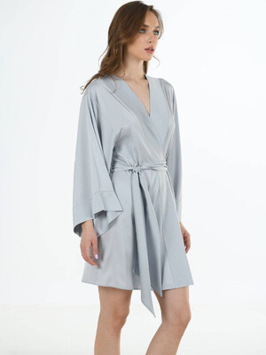 Купить Шелковый халат кимоно VIENETTA 1611955329  в Украина в Lingerie.ua - Одяг для дому та відпочинку, Фото 6