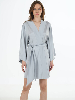 Купить Шелковый халат кимоно VIENETTA 1611955329  в Украина в Lingerie.ua - Одяг для дому та відпочинку, Фото 7