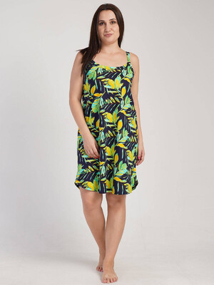 Купить Хлопковая туника на бретельках VIENETTA 3110650163 в Украина в Lingerie.ua - Одяг для дому та відпочинку, Видео