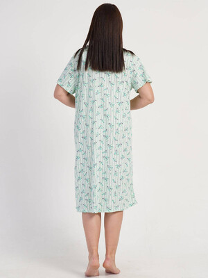 Купить Хлопковая ночная сорочка с коротким рукавом VIENETTA 1613880940 в Украина в Lingerie.ua - Одяг для дому та відпочинку, Фото 3