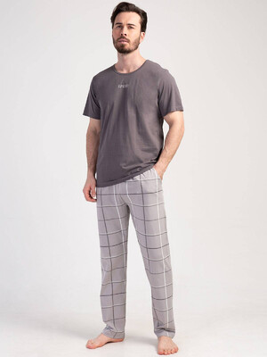 Купить Хлопковый комплект из футболки и брюк VIENETTA MAN 3112239846 в Украина в Lingerie.ua - Одяг для дому та відпочинку, Фото 3