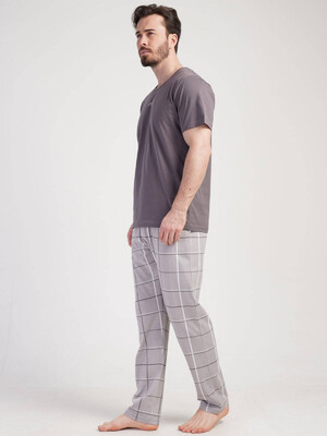 Купить Хлопковый комплект из футболки и брюк VIENETTA MAN 3112239846 в Украина в Lingerie.ua - Одяг для дому та відпочинку, Фото 6