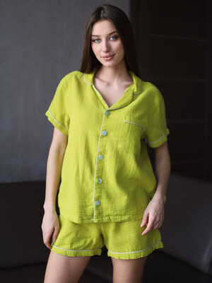 Купить Муслиновый комплект с шортами SoftShow 011 в Украина в Lingerie.ua - Одяг для дому та відпочинку, Фото 1