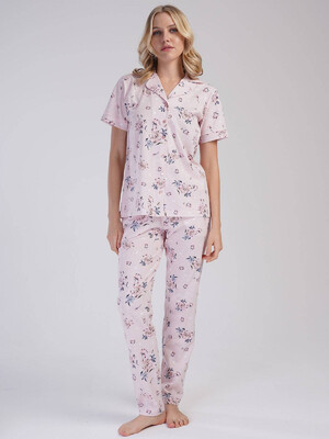 Купить Хлопковая пижама с брюками VIENETTA 3114159323 в Украина в Lingerie.ua - Одяг для дому та відпочинку, Видео