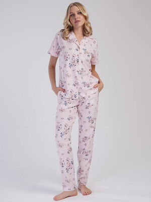 Купить Хлопковая пижама с брюками VIENETTA 3114159323 в Украина в Lingerie.ua - Одяг для дому та відпочинку, Фото 6