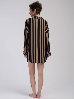 Купить Штапельный женский костюм из рубашки и шорт VIENETTA PLUS 3114512923 в Украина в Lingerie.ua - Одяг для дому та відпочинку, Фото 13