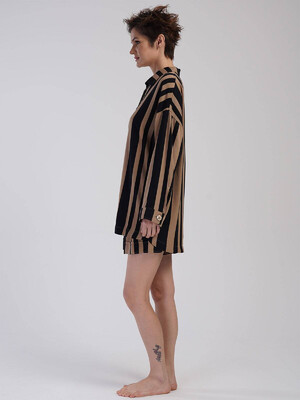 Купить Штапельный женский костюм из рубашки и шорт VIENETTA PLUS 3114512923 в Украина в Lingerie.ua - Одяг для дому та відпочинку, Фото 11