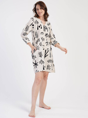 Купить Туника с контрастным принтом VIENETTA PLUS 3120042312 в Украина в Lingerie.ua - Одяг для дому та відпочинку, Фото 3