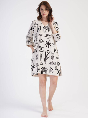 Купить Туника с контрастным принтом VIENETTA PLUS 3120042312 в Украина в Lingerie.ua - Одяг для дому та відпочинку, Фото 9