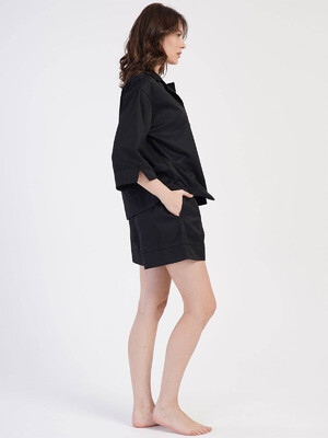 Купить Летний черный костюм с рубашкой и шортами VIENETTA PLUS 4010270000 в Украина в Lingerie.ua - Одяг для дому та відпочинку, Фото 8