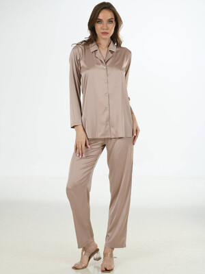 Купить Шелковая пижама с рубашкой VIENETTA 1612115331 в Украина