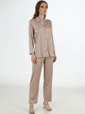 Купить Шелковая пижама с рубашкой VIENETTA 1612115331 в Украина в Lingerie.ua - Одяг для дому та відпочинку, Фото 6