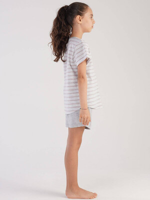 Купить Хлопковый комплект с шортами VIENETTA KIDS 2125480000 в Украина в Lingerie.ua - Одяг для дому та відпочинку, Фото 2