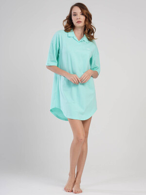 Купить Хлопковая домашняя туника мини VIENETTA 1091210000 в Украина в Lingerie.ua - Одяг для дому та відпочинку, Фото 1