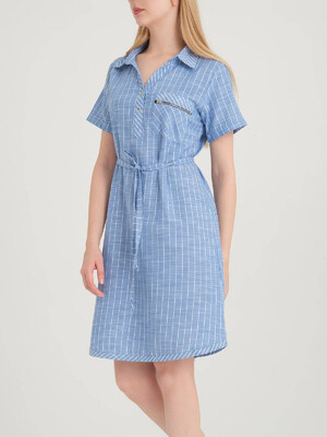 Купить Хлопковое летнее платье с коротким рукавом JEN 04214 в Украина в Lingerie.ua - Одяг для дому та відпочинку, Фото 1