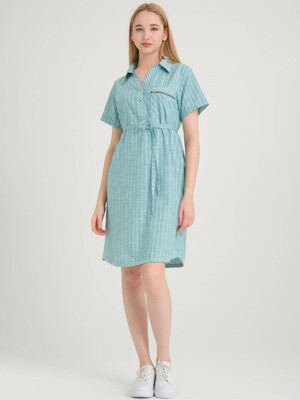 Купить Хлопковое летнее платье с коротким рукавом JEN 04214 в Украина в Lingerie.ua - Одяг для дому та відпочинку, Фото 4