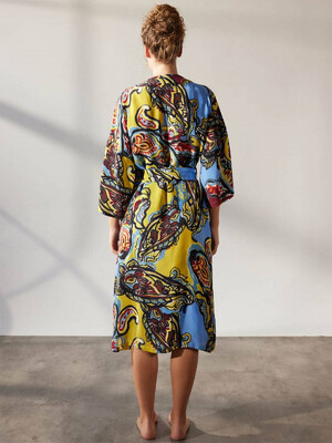 Купить Летний халат кимоно из купро с этническим принтом HAYS 36298 в Украина в Lingerie.ua - Одяг для дому та відпочинку, Фото 2