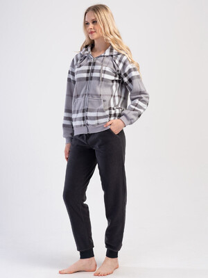 Флисовый теплый костюм с капюшоном VIENETTA 4030550188