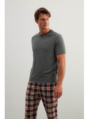 Купить Домашний хлопковый комплект из футболки и брюк HAYS 40484 в Украина в Lingerie.ua - Одяг для дому та відпочинку, Фото 5