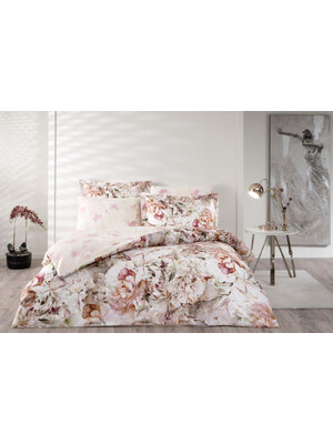 Купить Двуспальный комплект постельного белья TAC Digital Saten Giardini в Украина в Lingerie.ua - Одяг для дому та відпочинку, Фото 2