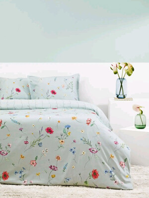 Купить Двуспальный комплект постельного белья TAC Saten Organik SOLENE в Украина в Lingerie.ua - Одяг для дому та відпочинку, Фото 2