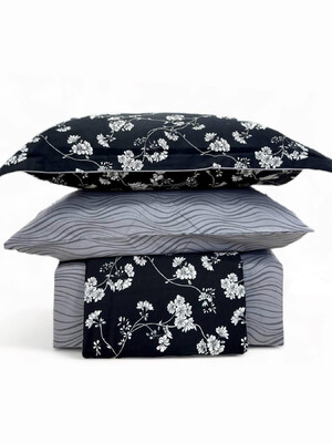 Купить Двуспальный комплект постельного белья IKRA LIFE Saten ELENA в Украина в Lingerie.ua - Одяг для дому та відпочинку, Фото 3