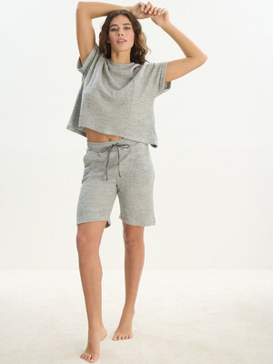 Костюм из футболки и шорт SEVIM 16111