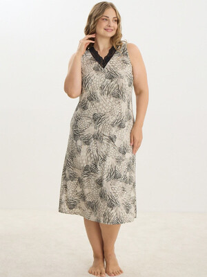 Купить Домашня туніка великого розміру з віскози SEVIM 16219 в Украина в Lingerie.ua - Одяг для дому та відпочинку, Фото 5