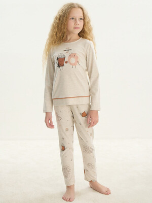 Купить Хлопковый детский домашний комплект с длинным рукавом SEVIM 8712 в Украина в Lingerie.ua - Одяг для дому та відпочинку, Фото 7