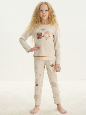 Купить Хлопковый детский домашний комплект с длинным рукавом SEVIM 8712 в Украина в Lingerie.ua - Одяг для дому та відпочинку, Фото 8