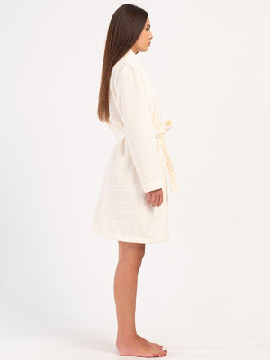 Купить Теплый женский короткий халат VIENETTA 4031230179 в Украина в Lingerie.ua - Одяг для дому та відпочинку, Фото 3