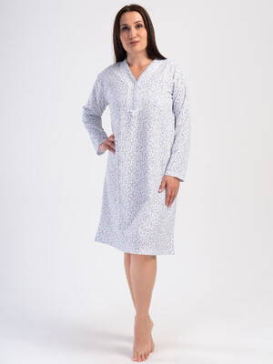 Купить Байковая ночная сорочка большого размера VIENETTA 1617070524 в Украина