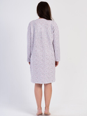 Купить Байковая ночная сорочка большого размера VIENETTA 1617070524 в Украина в Lingerie.ua - Одяг для дому та відпочинку, Фото 4