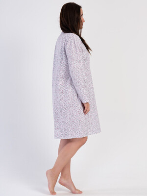 Купить Байковая ночная сорочка большого размера VIENETTA 1617070524 в Украина в Lingerie.ua - Одяг для дому та відпочинку, Фото 7