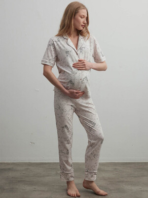 Купить Хлопковая классическая пижама с коротким рукавом HAYS 40261 в Украина в Lingerie.ua - Одяг для дому та відпочинку, Фото 4