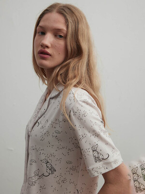 Купить Хлопковая классическая пижама с коротким рукавом HAYS 40261 в Украина в Lingerie.ua - Одяг для дому та відпочинку, Фото 9