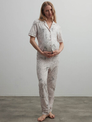 Купить Хлопковая классическая пижама с коротким рукавом HAYS 40261 в Украина в Lingerie.ua - Одяг для дому та відпочинку, Фото 10