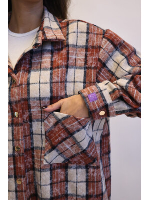 Купить Фланелевая рубашка в клетку тай-дай LINGERIE 170735 в Украина в Lingerie.ua - Одяг для дому та відпочинку, Фото 4