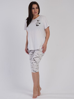 Купить Хлопковый домашний комплект с капри VIENETTA 3120640983 в Украина в Lingerie.ua - Одяг для дому та відпочинку, Фото 4