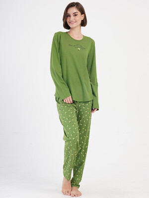 Купить Хлопковый домашний комплект большого размера VIENETTA 4050113455 в Украина в Lingerie.ua - Одяг для дому та відпочинку, Фото 4