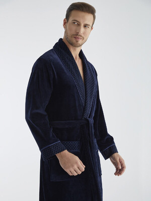 Купить Бамбуковый халат мужской NUSA 20665 в Украина в Lingerie.ua - Одяг для дому та відпочинку, Фото 4