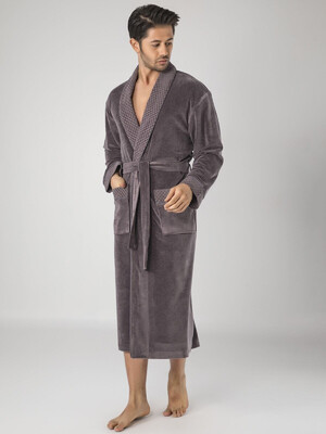 Купить Бамбуковый халат мужской NUSA 20665 в Украина в Lingerie.ua - Одяг для дому та відпочинку, Фото 6