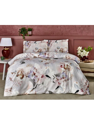 Купить Двуспальный комплект постельного белья TAC Saten Evander в Украина в Lingerie.ua - Одяг для дому та відпочинку, Фото 2