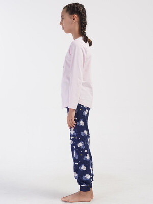Купить Хлопковый домашний комплект для девочки с длинным рукавом VIENETTA 4052047559 в Украина в Lingerie.ua - Одяг для дому та відпочинку, Фото 10