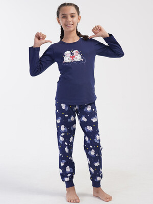 Купить Хлопковый домашний комплект для девочки с длинным рукавом VIENETTA 4052047559 в Украина в Lingerie.ua - Одяг для дому та відпочинку, Фото 9