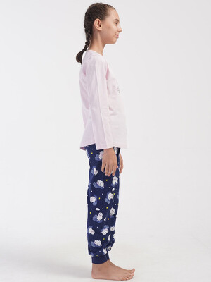 Купить Хлопковый домашний комплект для девочки с длинным рукавом VIENETTA 4052047559 в Украина в Lingerie.ua - Одяг для дому та відпочинку, Фото 8