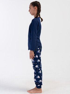 Купить Хлопковый домашний комплект для девочки с длинным рукавом VIENETTA 4052047559 в Украина в Lingerie.ua - Одяг для дому та відпочинку, Фото 6