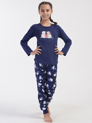 Купить Хлопковый домашний комплект для девочки с длинным рукавом VIENETTA 4052047559 в Украина в Lingerie.ua - Одяг для дому та відпочинку, Фото 13